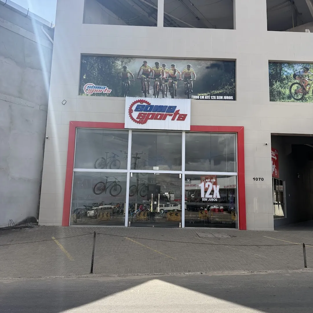 Fachada da Soma Sports na Av. Congresso Eucarístico Internacional, em Carpina